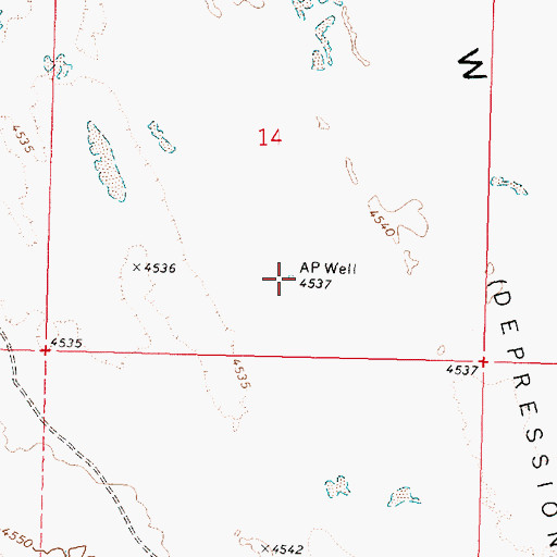 Topographic Map of AP Well, OR