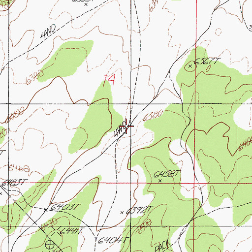 Topographic Map of Shed Valley, AZ