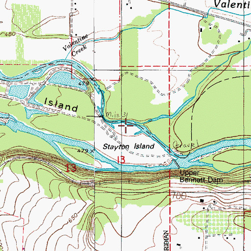 Topographic Map of Alder Creek, OR