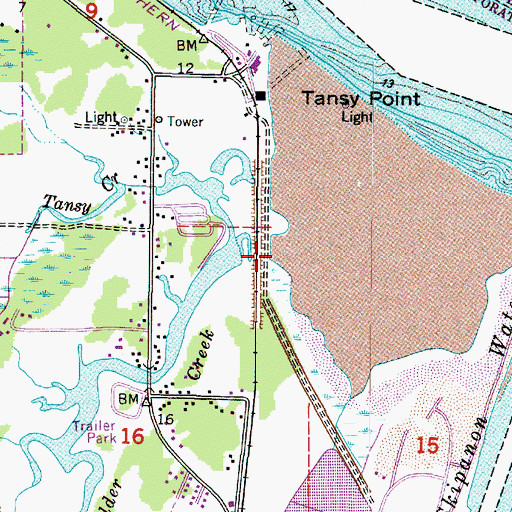 Topographic Map of Alder Creek, OR
