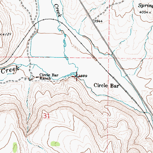 Topographic Map of Alder Creek, OR