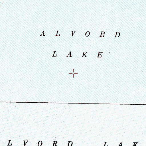 Topographic Map of Alvord Lake, OR