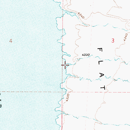 Topographic Map of Antelope Creek, OR