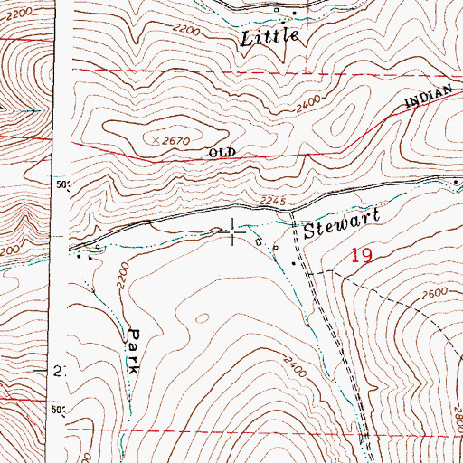 Topographic Map of Axle Canyon, OR