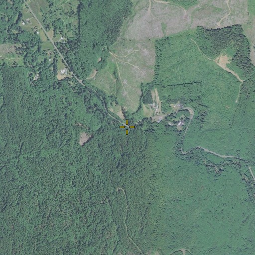 Aerial/Satellite Image of Barth Falls, OR