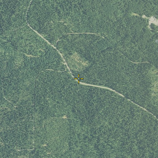 Aerial/Satellite Image of Bear Pan Spring, OR