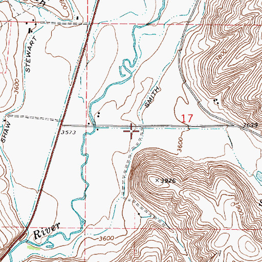 Topographic Map of Beaver Creek, OR