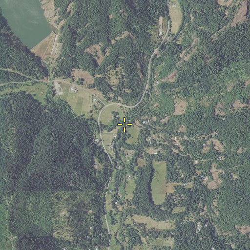 Aerial/Satellite Image of Berry Creek, OR