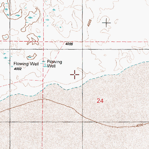 Topographic Map of Big Alvord Creek, OR