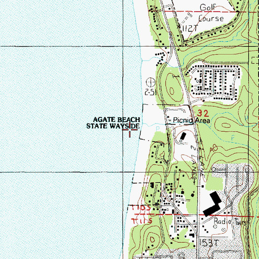Topographic Map of Big Creek, OR