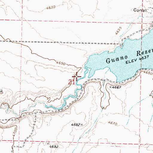 Topographic Map of Black Canyon, OR