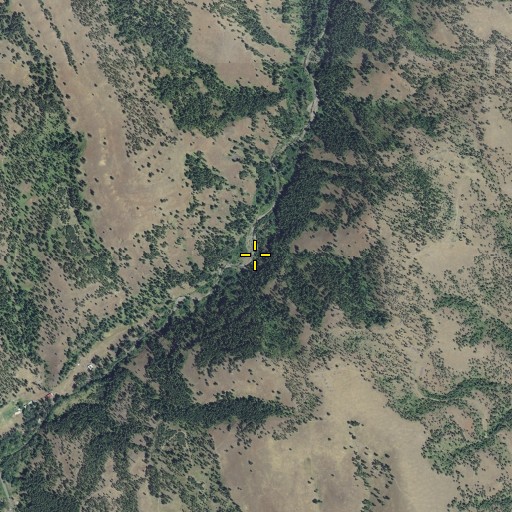 Aerial/Satellite Image of Blacksmith Canyon, OR