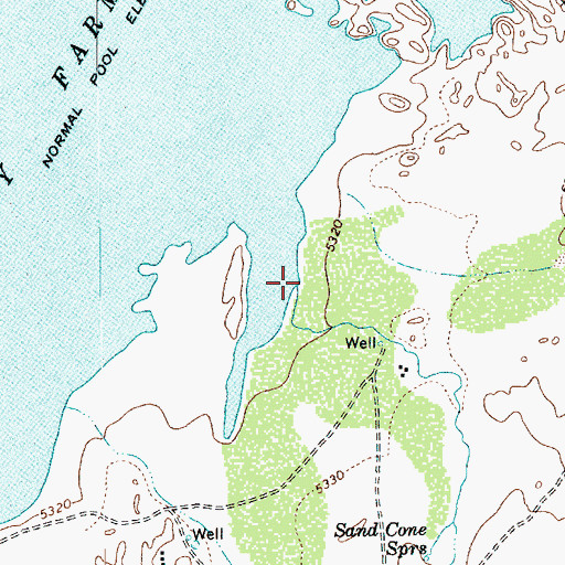 Topographic Map of Sheep Dip Creek, AZ