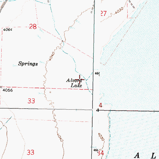Topographic Map of Bone Creek, OR