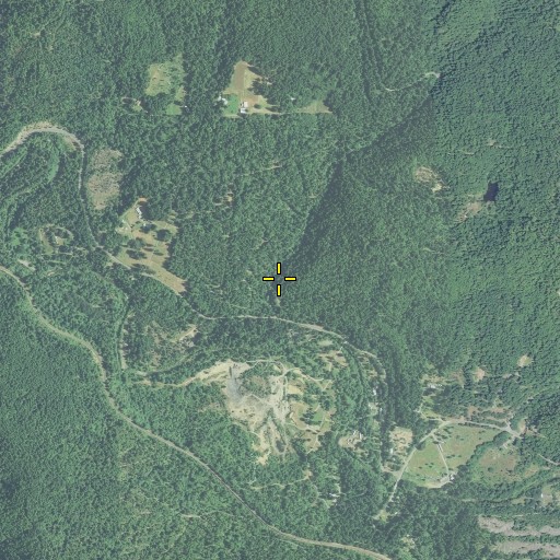 Aerial/Satellite Image of Brushy Gulch, OR