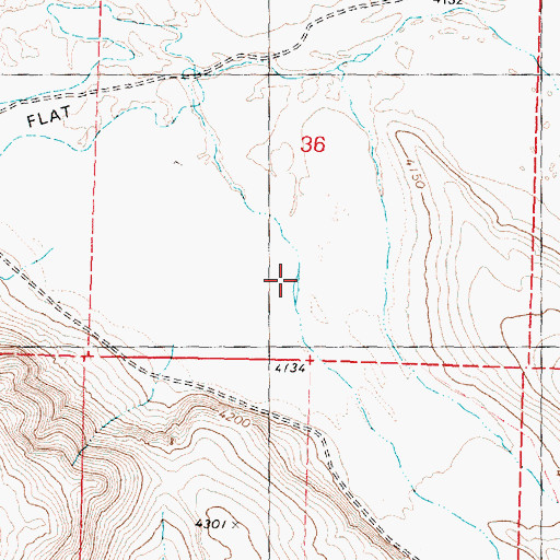 Topographic Map of Buzzard Canyon, OR