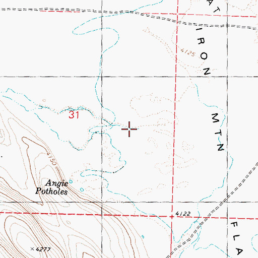 Topographic Map of Buzzard Creek, OR