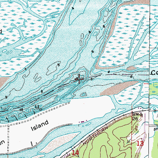 Topographic Map of Calendar Slough, OR