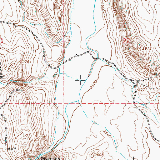 Topographic Map of Camp Kettle Creek, OR