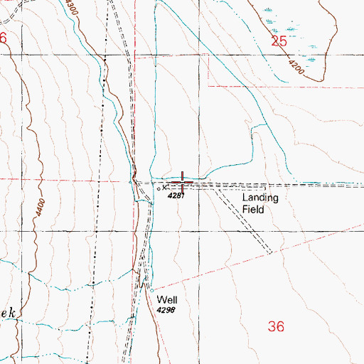 Topographic Map of Castle Rock Creek, OR