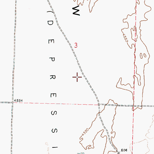 Topographic Map of Catlow Valley, OR