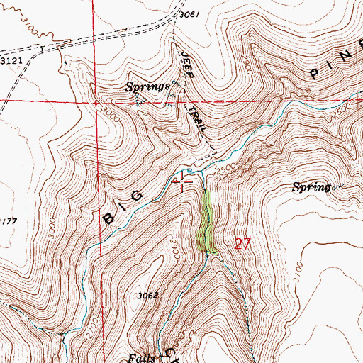 Topographic Map of Chapman Hollow, OR