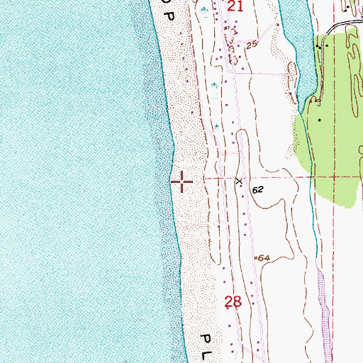 Topographic Map of Clatsop Plains, OR