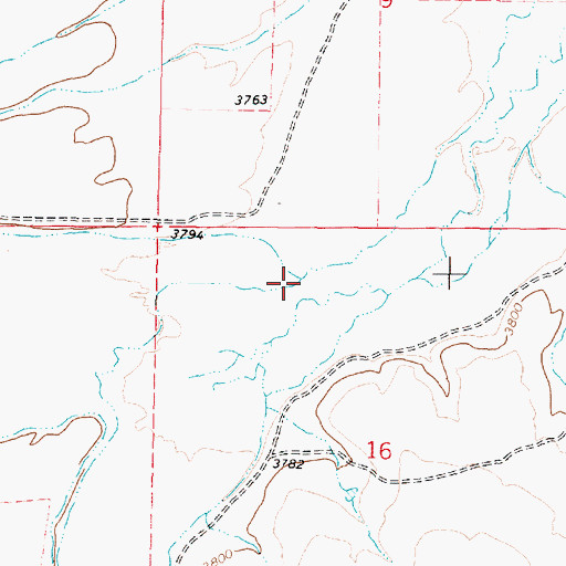 Topographic Map of Clear Creek, OR