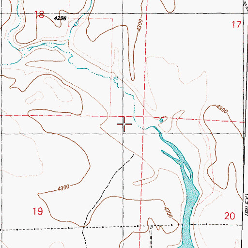 Topographic Map of Chickahominy Reservoir, OR