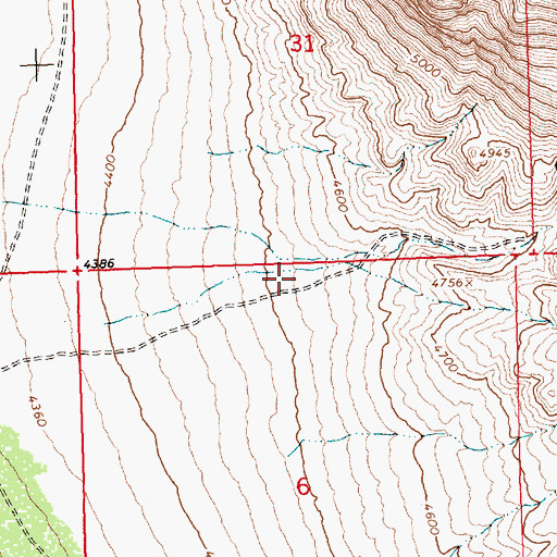 Topographic Map of Coglan Canyon, OR