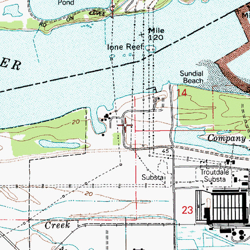 Topographic Map of Company Lake, OR