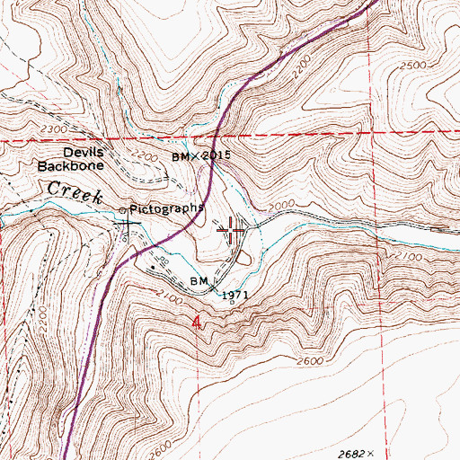 Topographic Map of Condon Canyon, OR