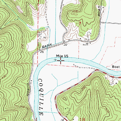Topographic Map of Coquille Valley, OR