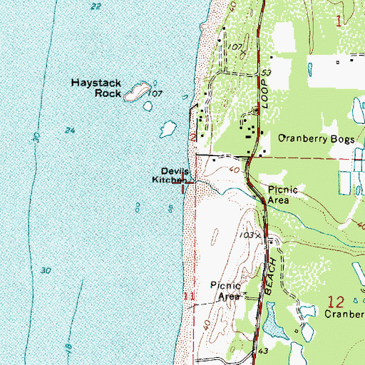 Topographic Map of Crooked Creek, OR
