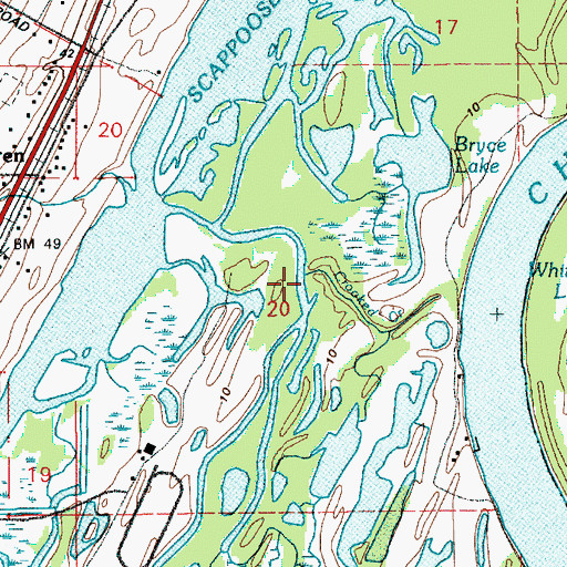 Topographic Map of Crooked Creek, OR