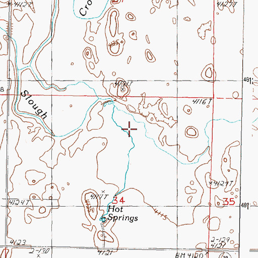 Topographic Map of Crowcamp Creek, OR