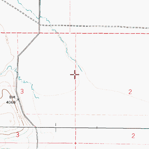 Topographic Map of Crowley Creek, OR