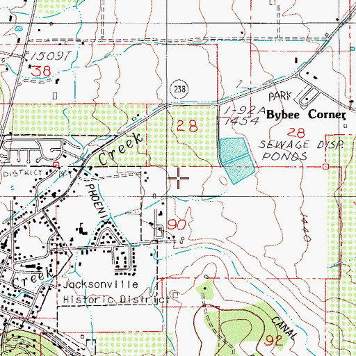 Topographic Map of Daisy Creek, OR