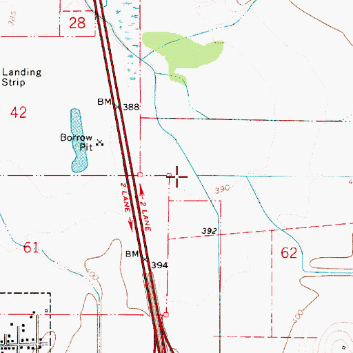 Topographic Map of Daniels Creek, OR