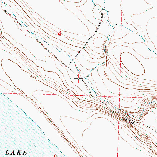 Topographic Map of Deer Creek, OR