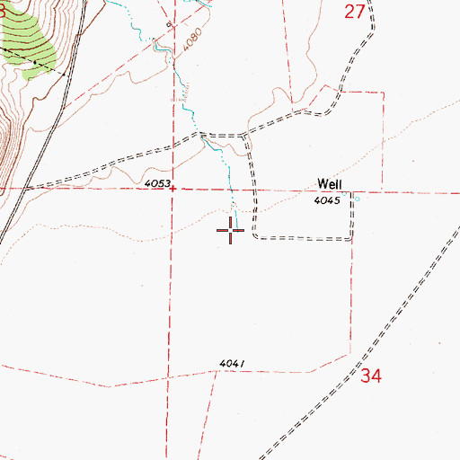 Topographic Map of Dick Creek, OR