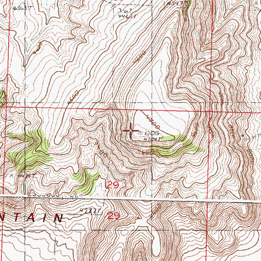 Topographic Map of Dog Mountain, OR