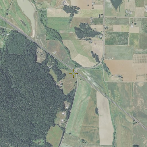 Aerial/Satellite Image of Dolph Corner, OR