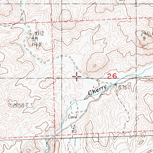 Topographic Map of Domogalla Canyon, OR