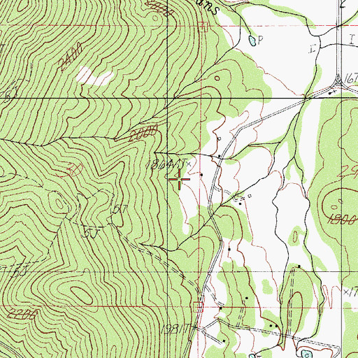 Topographic Map of Drake Ranch, OR