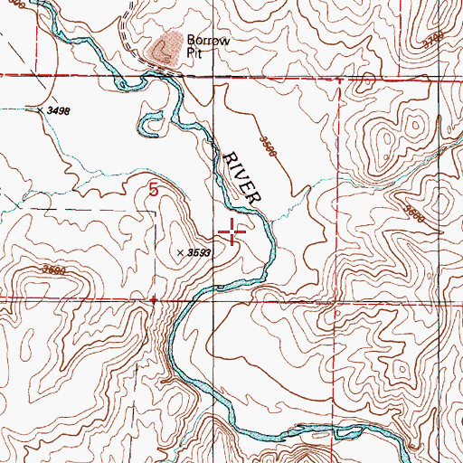 Topographic Map of Drewsey Valley, OR