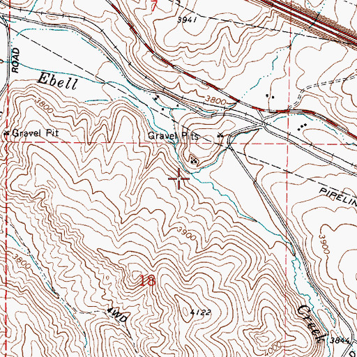 Topographic Map of Dry Gulch, OR