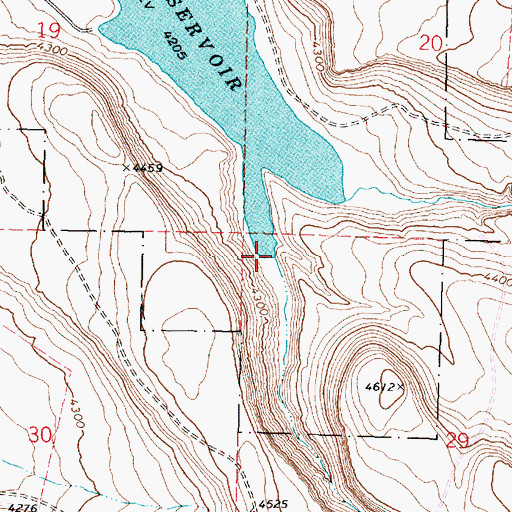 Topographic Map of Dry Krumbo Creek, OR