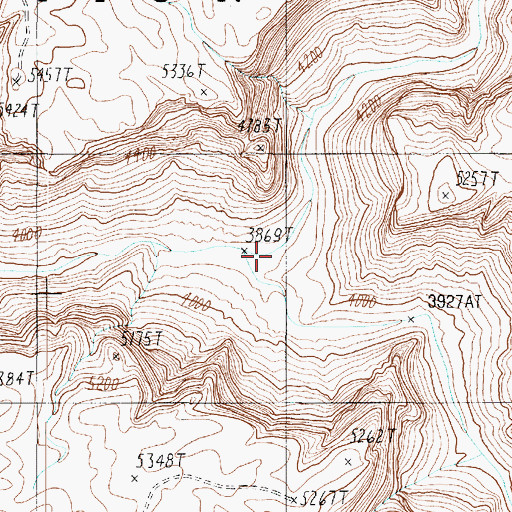 Topographic Map of Sheep Wash, AZ