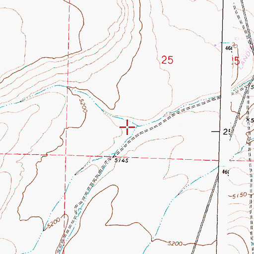 Topographic Map of East Road Gulch, OR